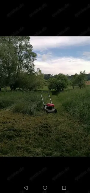 Mähen für die Frau