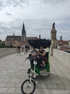 Regensburg pedicab rickshaw 60min -  47  Bild 3