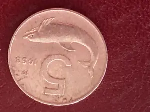 Münze Münzen Umlaufmünze Italien 5 Lire 