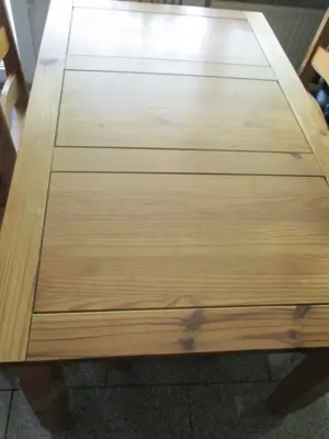 Pinie Esstisch mit 4 Stühle in sehr guten Zustand Bild 9