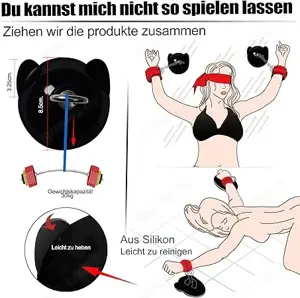 Sex Bondage Fesseln Sex Spielzeug für Paare,28pcs BDSM Set mit Handschellen und Anal Toys Bild 5
