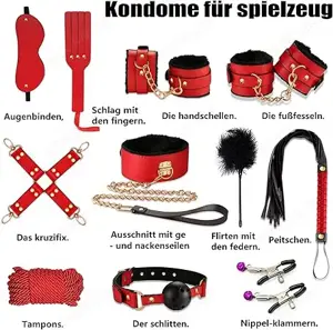 Sex Bondage Fesseln Sex Spielzeug für Paare,28pcs BDSM Set mit Handschellen und Anal Toys Bild 2