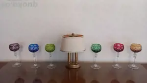 WMF Cristal Cabinet Römerkelche neuw. Bleikristall, farbig