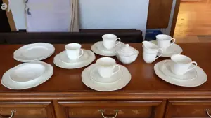 Villeroy & Boch Geschirr weiß Piano grau mit Stempel neuwertig