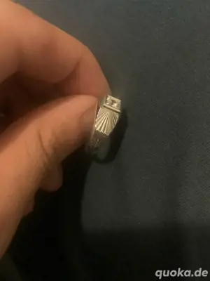 Weißgoldring 18 Karat mit Brillianten