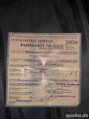 Zeppelin Hindenburg Quarzuhr Bild 4