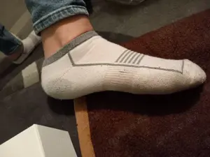 Getragene Socken und Slips 