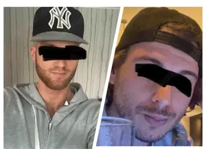Zwei charmante Männer bereit, dich in einer wilden Nacht hemmungslos zu verwöhnen