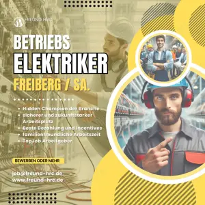 Betriebselektriker, Elektriker Industrie | Maschinen, Anlagen und Gebäude in Freiberg  Sa.