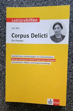 Lektürehilfe Corpus Delicti 