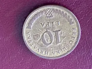 Münze Münzen Umlaufmünze Kroatien 10 Lipa 2013