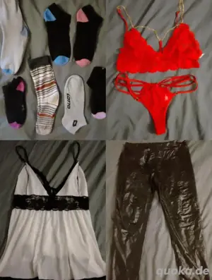 Jede menge für Dich getragene Wäsche, Kleidung & Schuhe!