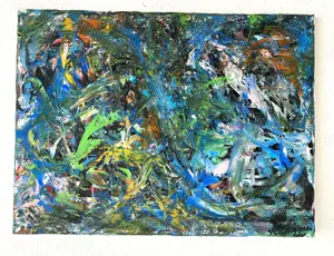 Acrylgemälde Abstrakt auf Leinwand Unikat  60x80  Bild 6