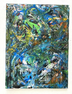 Acrylgemälde Abstrakt auf Leinwand Unikat  60x80  Bild 4