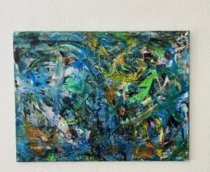 Acrylgemälde Abstrakt auf Leinwand Unikat  60x80  Bild 5