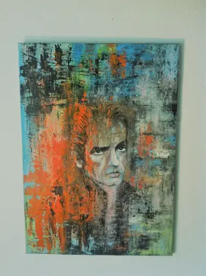 Acrylgemälde Abstrakt Unikat Org.Einzelstück VHS Bild 2