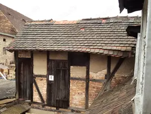 Tiny house Fachwerk haus Garten Hütte Rückbau komplett Dokumentation Wiederverwendung nachhaltig  Al