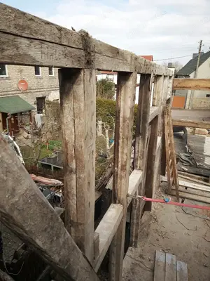 Tiny house Fachwerk haus Garten Hütte Rückbau komplett Dokumentation Wiederverwendung nachhaltig  Al Bild 8