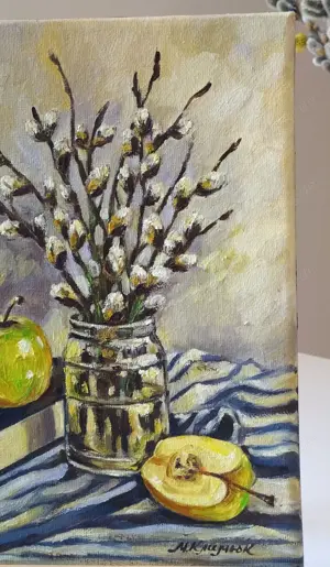 Ölgemälde auf Leinwand, 18*24 cm Bild 3