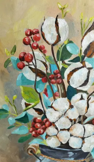 Ölgemälde auf Leinwand, 24*30 cm Bild 3