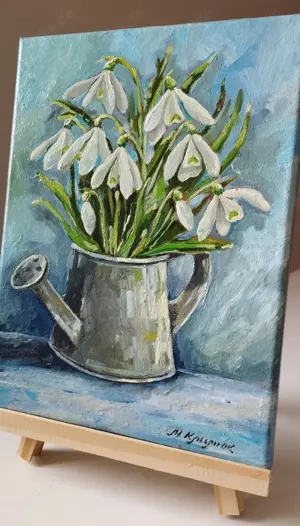 Ölgemälde auf Leinwand, 18*24 cm Bild 2