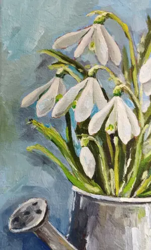 Ölgemälde auf Leinwand, 18*24 cm Bild 5