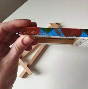 Ölgemälde auf Leinwand, 10*10 cm Bild 4