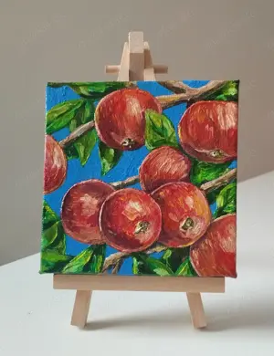 Ölgemälde auf Leinwand, 10*10 cm