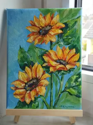 Ölgemälde auf Leinwand, 18*24 cm