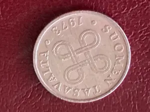 Münze Münzen Umlaufmünze Finnland 1 Penni 1973 Bild 2