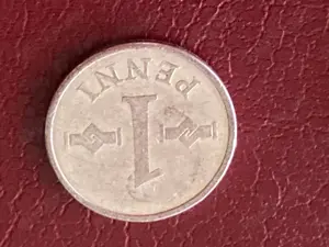 Münze Münzen Umlaufmünze Finnland 1 Penni 1972