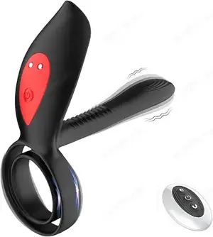 Dual Penisringe für Männer Dual Motors Paar Vibratoren für Klitoris und G-punkt