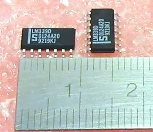 Signetics IC LM339D Quad Differential Voltage Comparator 14 pins - NOS New Old Stock - Menge wählbar Bild 5