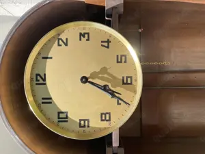 Standuhr um 1930 schöner Klang läuft  Bild 2