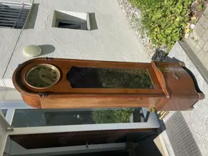 Standuhr um 1930 schöner Klang läuft  Bild 5