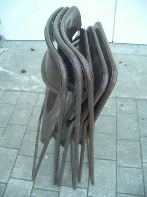 3 Klappstühle ausgegraben! Ikea Ted  Mokkabraun Bild 4