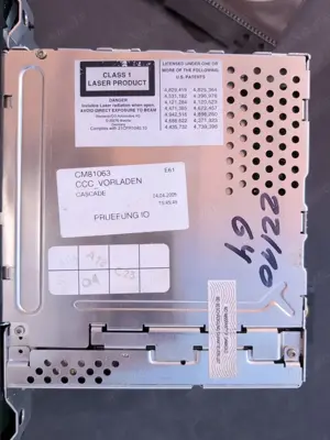CCC Navigation BMW E60 E61 100% Funktion + DVD s Bild 3