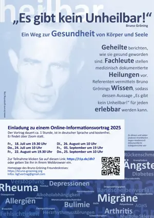 Geheilte berichten über einen einfachen und natürlichen Weg zur Gesundheit.