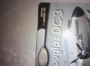 Seltene Flugzeugmodelsamlung  5teilig versilbert  Bild 7