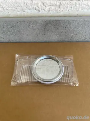 Kleines Set, Reiseset, Spiegel und Kamm, weiß, neu