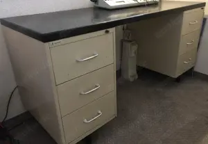 Schreibtisch von Pohlschröder, um 1960, Vintage