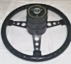 Petri Lenkrad 35cm Golf 1 Scirocco 1 Nabe 17mm Verzahnung Hupenknopf BMW 02 Bild 2