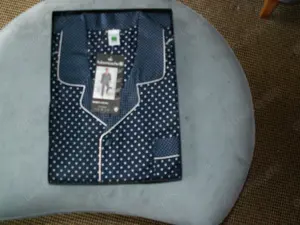 Huber Herren Schlafanzug Pyjama 100% Polyester ehemalige UVP 79,95  Größe 56 5