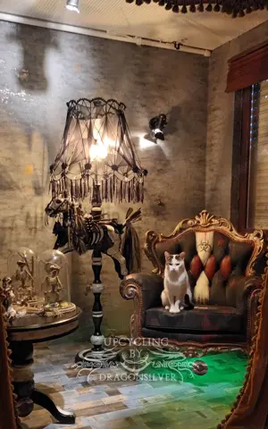 Piraten Barock Sessel Upcycling Unikat Whiskey Pirat kolonial - Unikat Recycling Bild 8