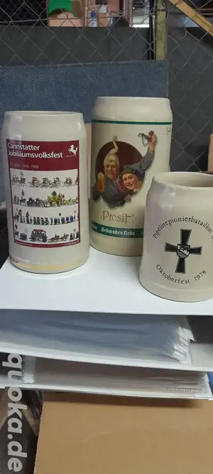 Bierkrüge (Stein)1Ltr.10   pro Krug 