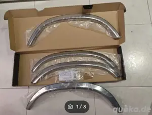 Chrome Fins -Kit für Mercedes W201