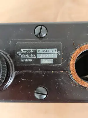 Handpumpe, Einspritzpumpe für Anlasskraftstoff, Me 109, FW 190, Luftwaffe, WK II Bild 2