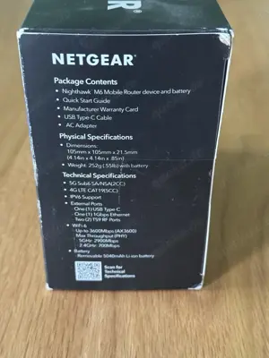 Netgear Nighthawk M6 5G WiFi Mobiler Hotspot-Router (MR6150) Bild 5