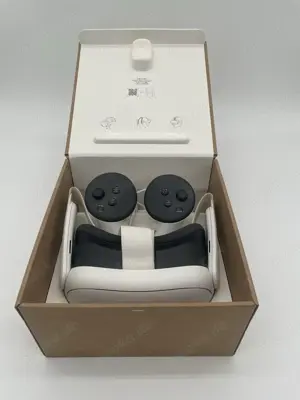 Meta quest 3 128gb vr-headset brille - originalverpackt - weiß Bild 1