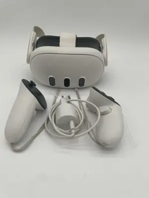 Meta quest 3 128gb vr-headset brille - originalverpackt - weiß Bild 2